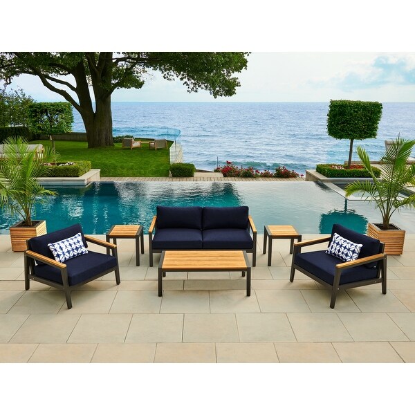 NewAge Products Outdoor Furniture Rhodes 4 Seater Patio Chat Set