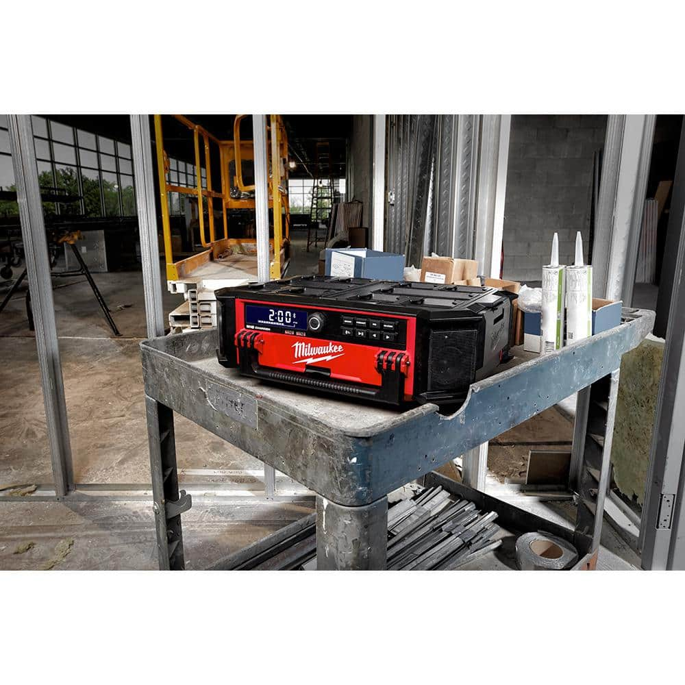 Milwaukee M18 Lithium-Ion Cordless PACKOUT Radio/Speaker with Built-In Charger 2950-20