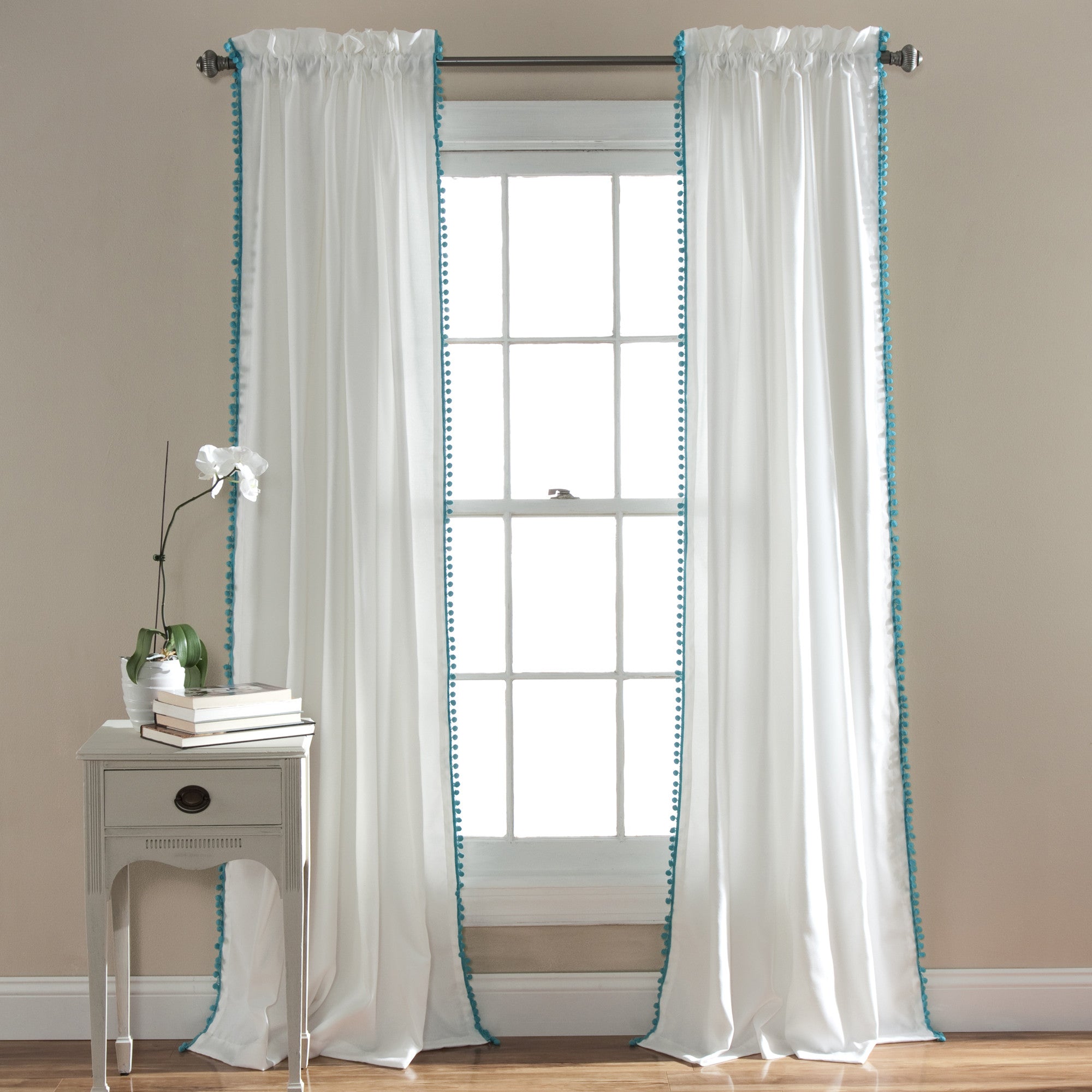 Pom Pom Window Curtain