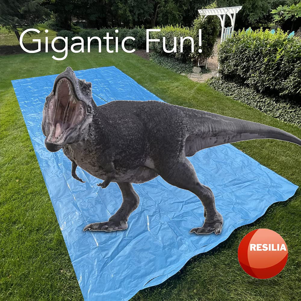 Resilia XL, 20' x 6' Super Slip Lawn Waterslide With Hold Steady Stakes