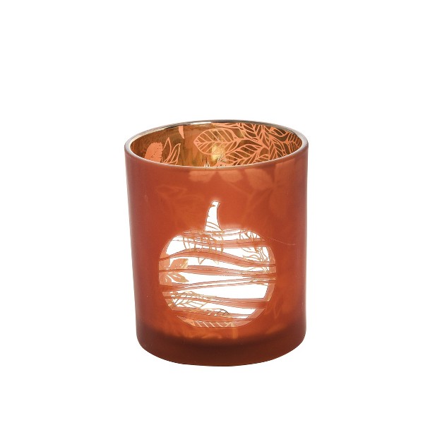 C amp f Home Pumpkin Votive Holder Small