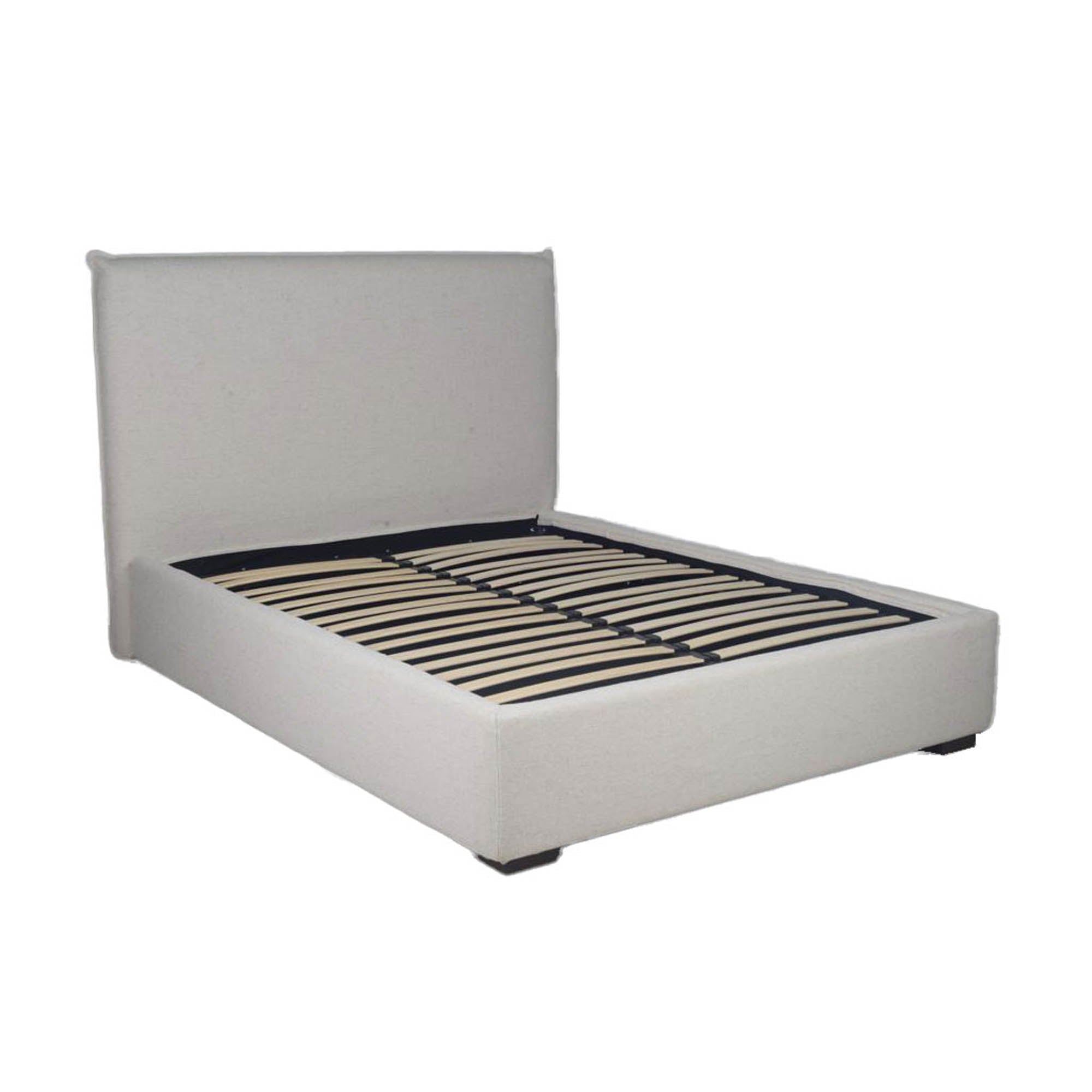 Allure Storage King Bed - Maya Oatmeal