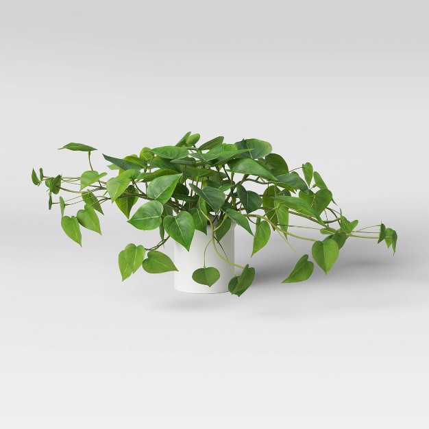 X 28 quot Artificial Pothos Plant In Pot