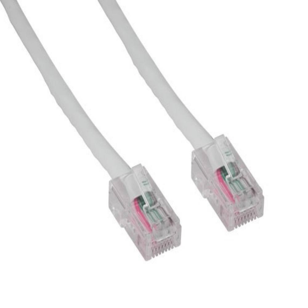 SANOXY 7 ft. Cat5e 350 MHz UTP Assembled Ethernet Network Patch Cable White SNX-CBL-LDR-C5102-8007