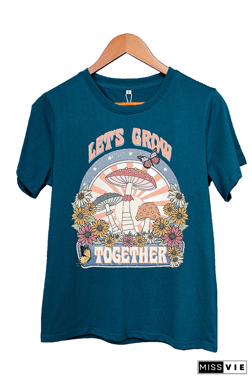 Let's Grow Together Short Sleeve Graphic Tee Wholesale