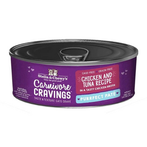 Stella and Chewy's Carnivore Cravings Pate Chicken and Tuna Recipe Cat Foo