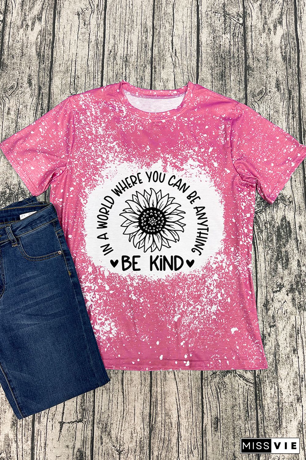 In A World Where You Can BE Anything Be Kind Graphic Tee Wholesale