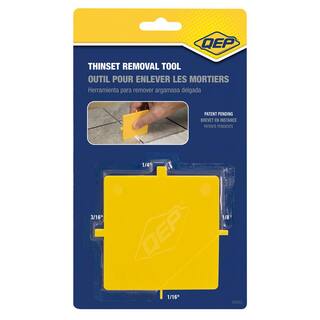 QEP Thinset Removal Tool for 4-Grout Joint Sizes (116 in. 18 in. 316 in. and 14 in.) 62963