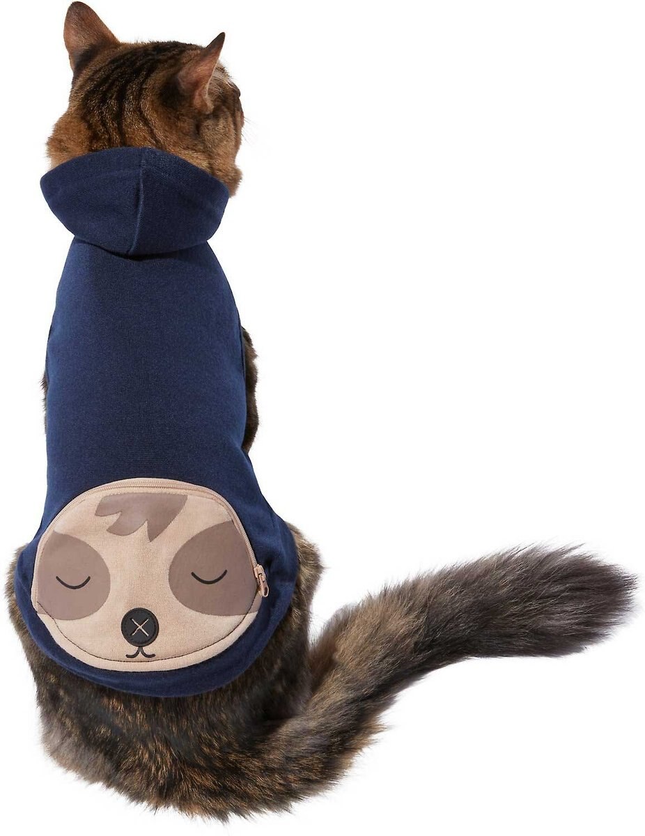 Frisco Sloth Pocket Dog and Cat Lightweight Hoodie