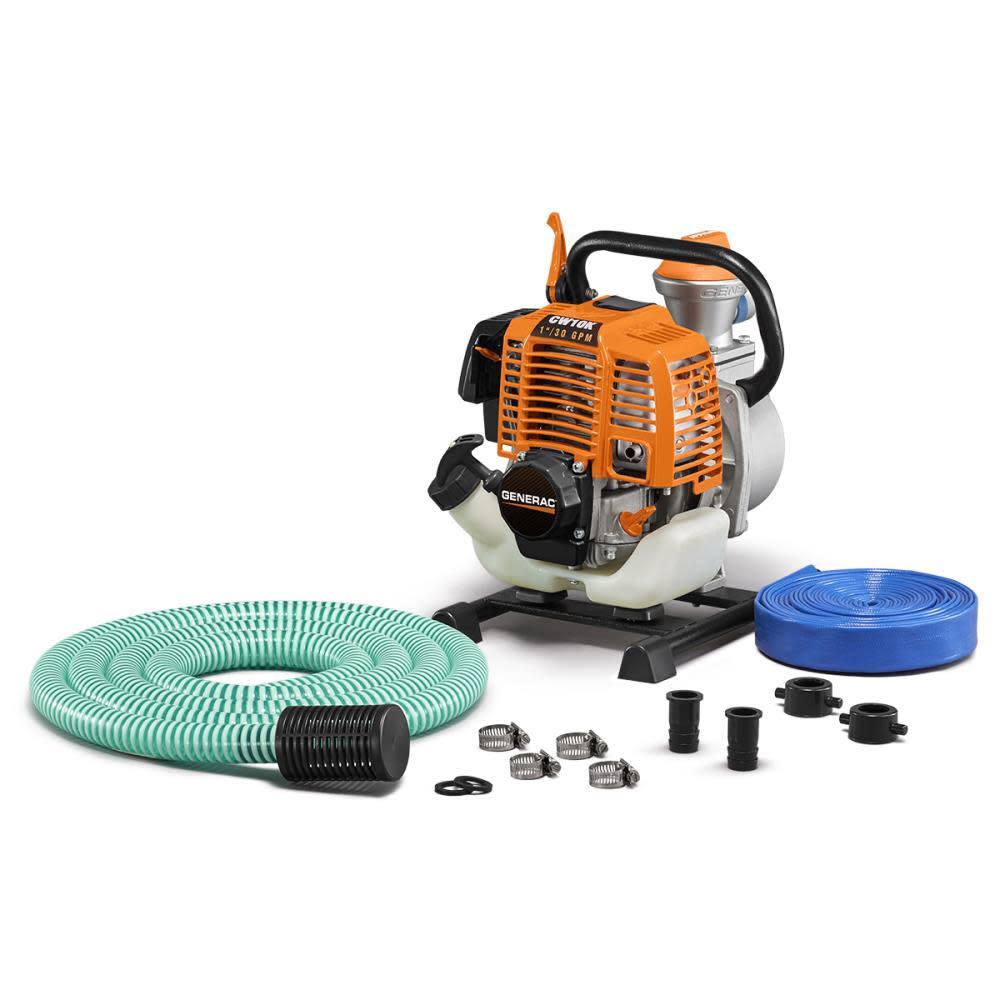 Generac CW10K Clean Water Pump with Hose Kit ;