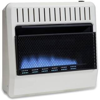 Avenger 30000 BTU Blue Flame Dual Fuel Wall Heater with Blower and Base 110011