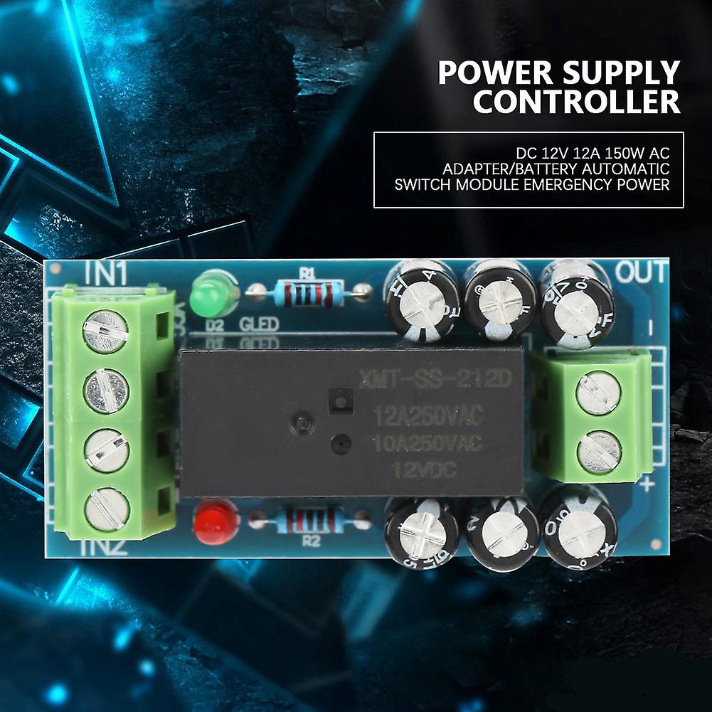 Dc 12v 12a 150w Ac Adapter/battery Automatic Switch Module Emergency Power Supply Controller