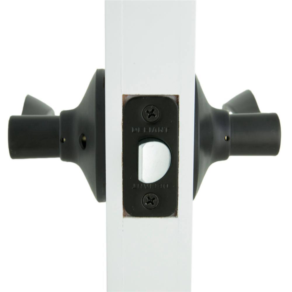 Defiant Zacoti Matte Black HallCloset Door Handle LB6XK03B