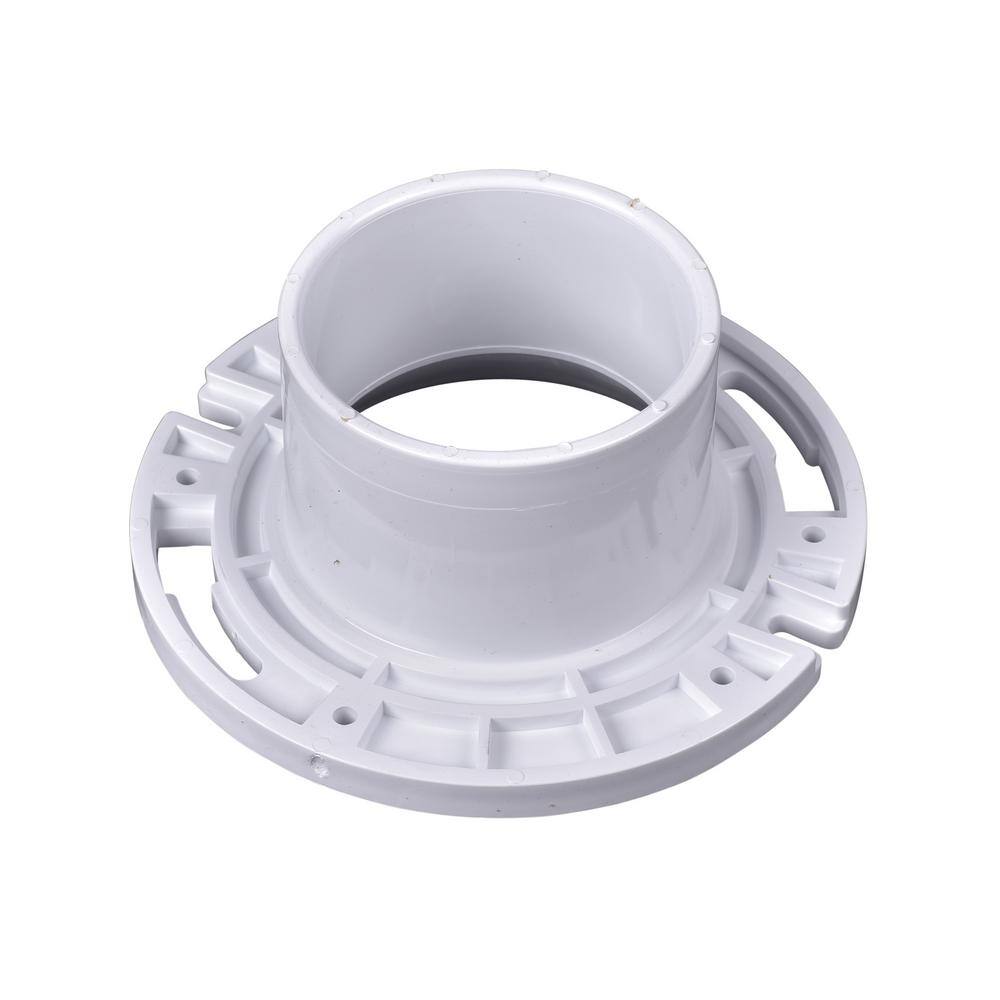 Oatey 4 in. PVC Open Toilet Flange 435252