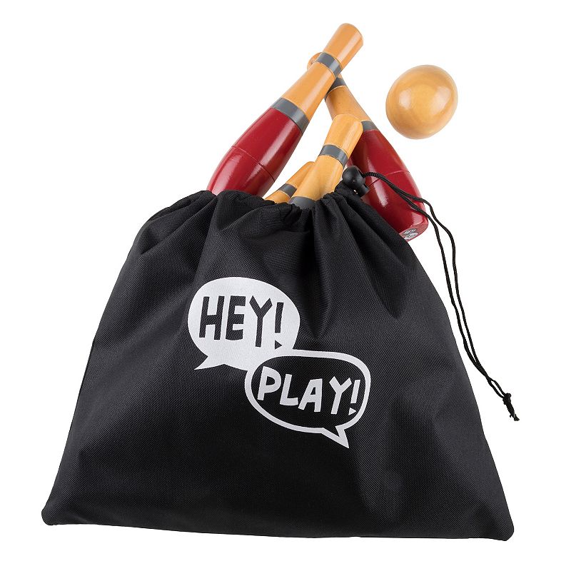 Hey! Play! Indoor/Outdoor Red Bowling Set