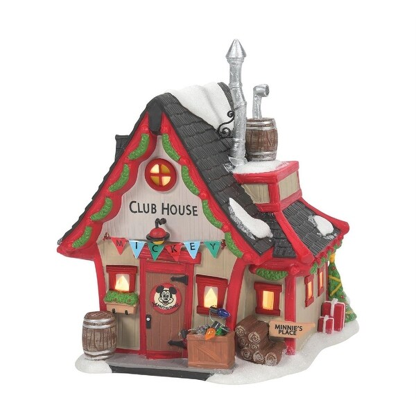 Department 56 Lighted Mickey Mouse'S Clubhouse Christmas Decoration