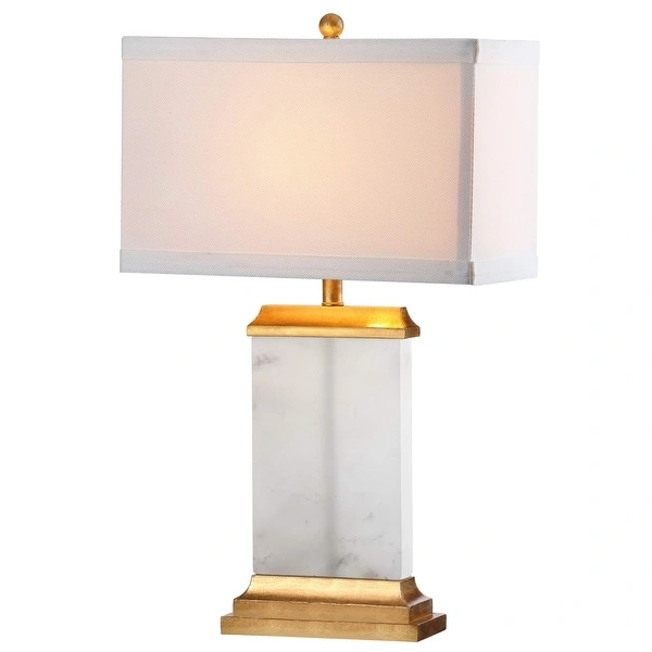 SAFAVIEH Lighting 26-inch Susannah Alabaster LED Table Lamp - 15