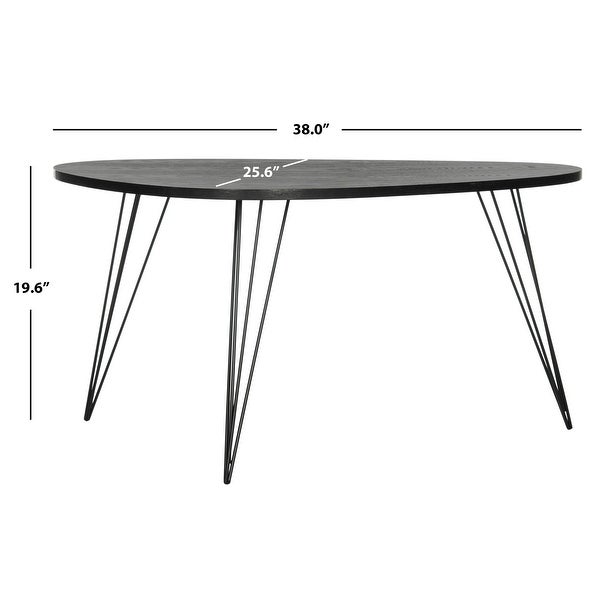 SAFAVIEH Mid-Century Rocco Black Coffee Table - 38