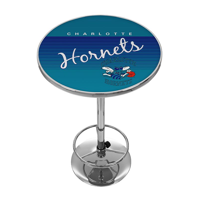 Charlotte Hornets Hardwood Classics Chrome Pub Table