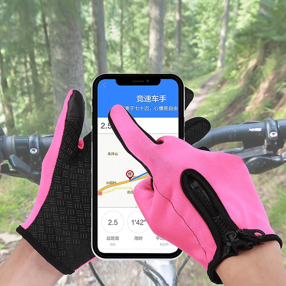 Fleeces Touchscreen Gloves For Outdoor Mountaineering Antislip Waterproof Sports Accesoryxl