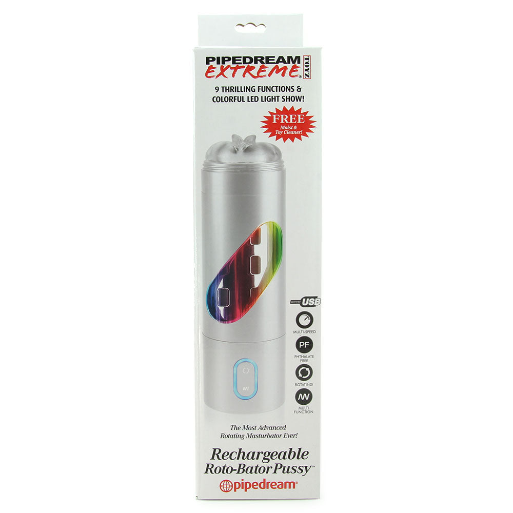 Extreme Rechargeable Roto-Bator Pussy