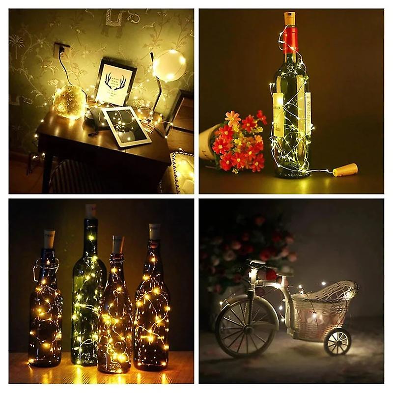 Wine Bottle Lights Wine Bottle Decor Wine Light Fixture Bottle Lights Firefly Lights Fairy Lights Bottle Dcor