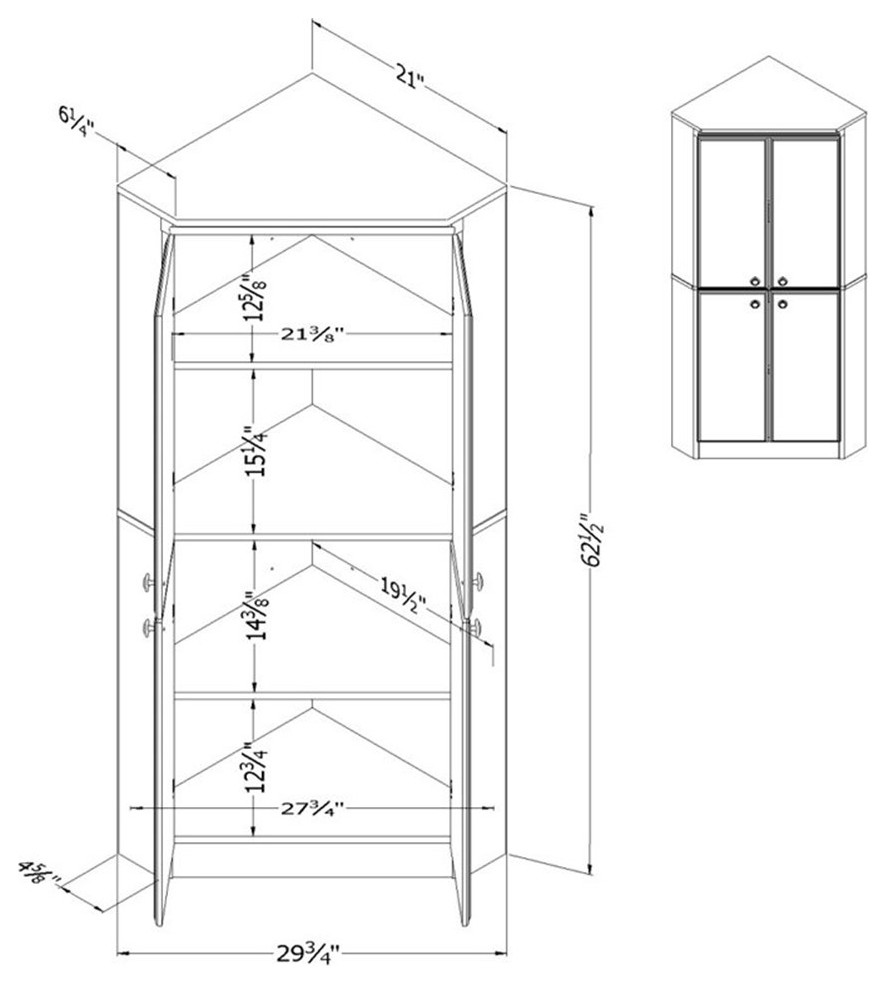 South Shore Morgan Armoire in Pure White   Transitional   Armoires And Wardrobes   by Homesquare  Houzz