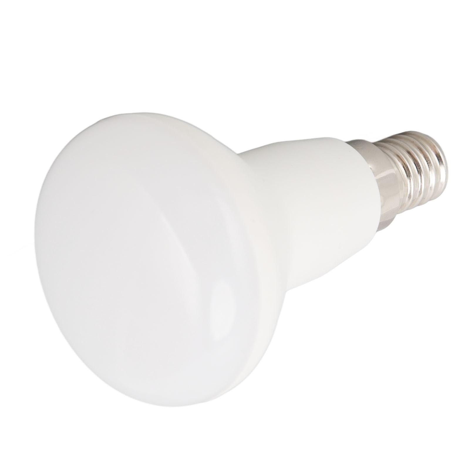 LED Light Bulb Long Neck Mushroom Shape Lamp 120 Degree Beam Angle Wide Flood R50 E14 5W 3000K Warm White 220V