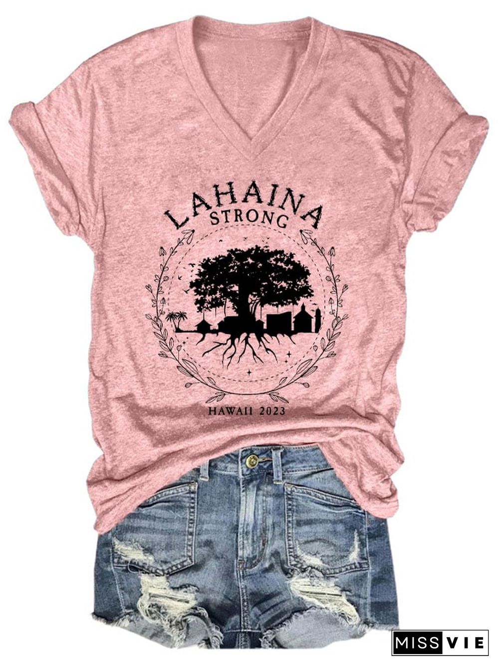 Women's Lahaina Strong Casual T-Shirt