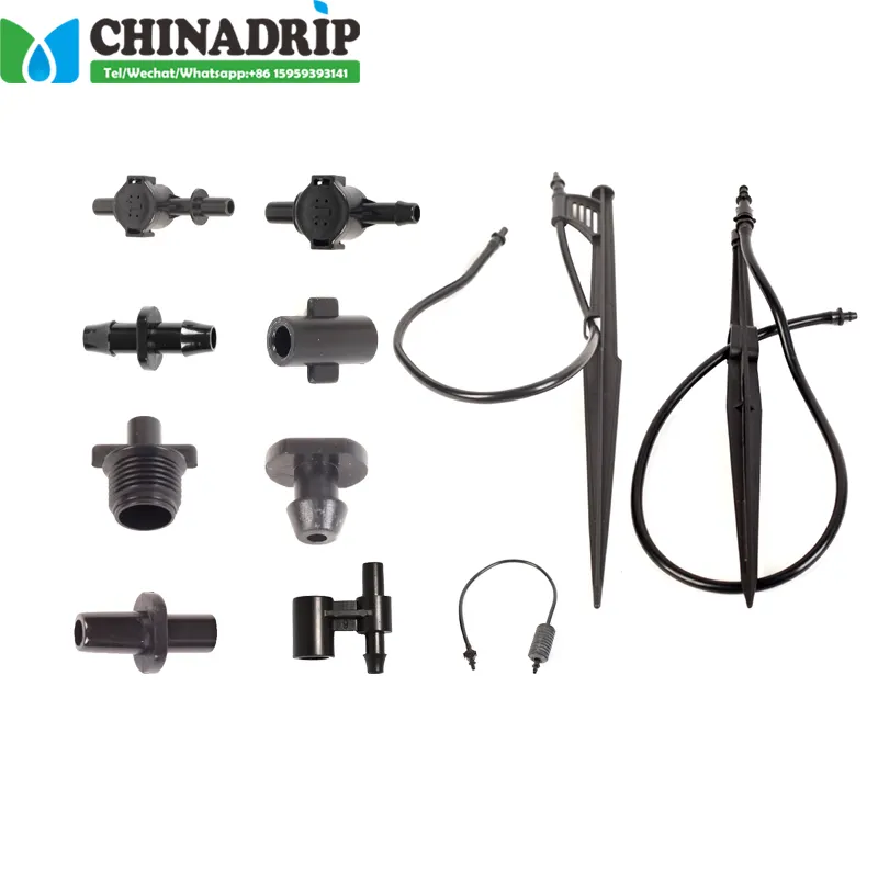 Chinadrip sprinkler irrigation systems Irrigation supplies sprinkler head three set drainage valve micro sprinkler