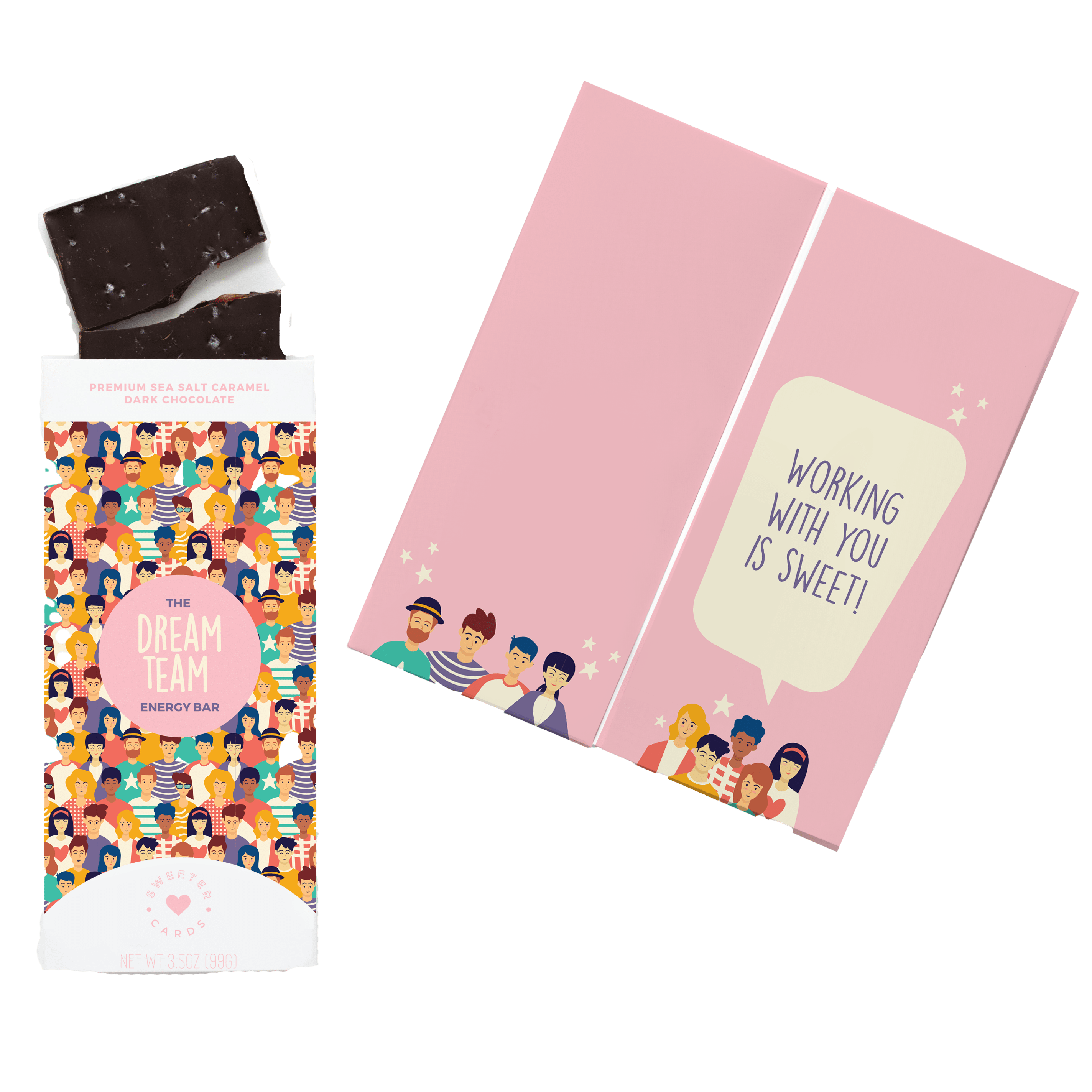 Sweeter Cards Greeting Card Chocolate Bars