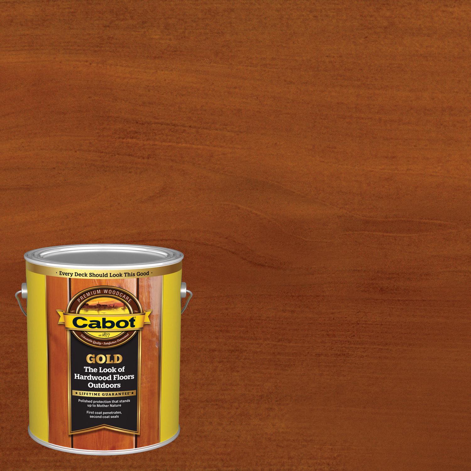 Cabot Gold Satin Sunlit Walnut Oil-Based Deck Varnish 1 gal