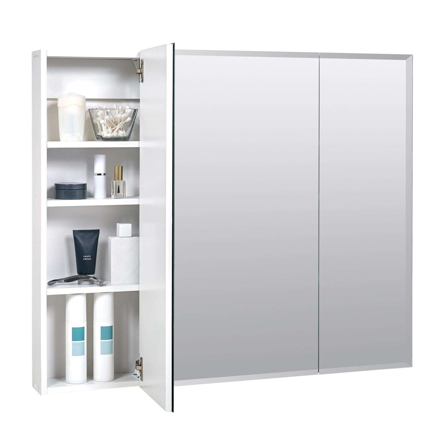 Zenith Products 29.88 in. H X 35.88 in. W X 4-1/4 in. D Rectangle Medicine Cabinet