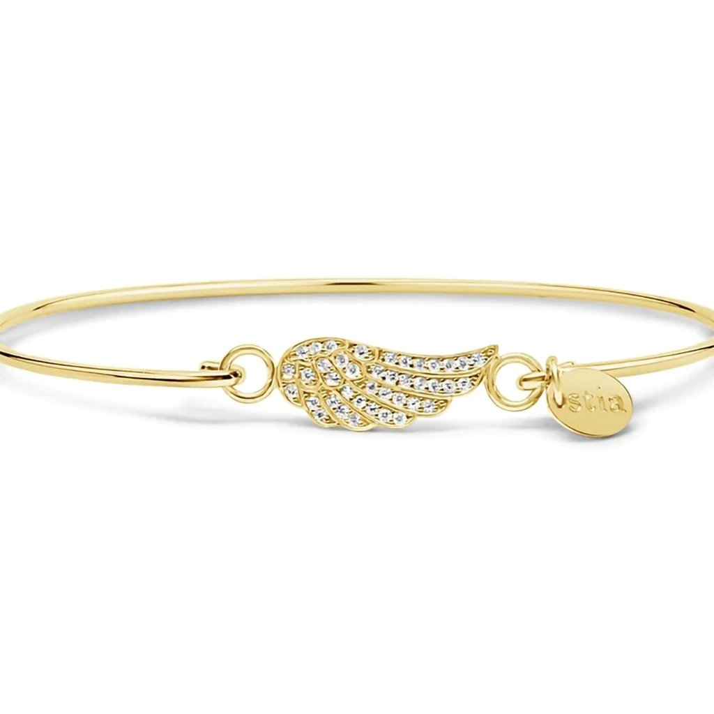 Stia  Pavé Icon Bracelet Wing