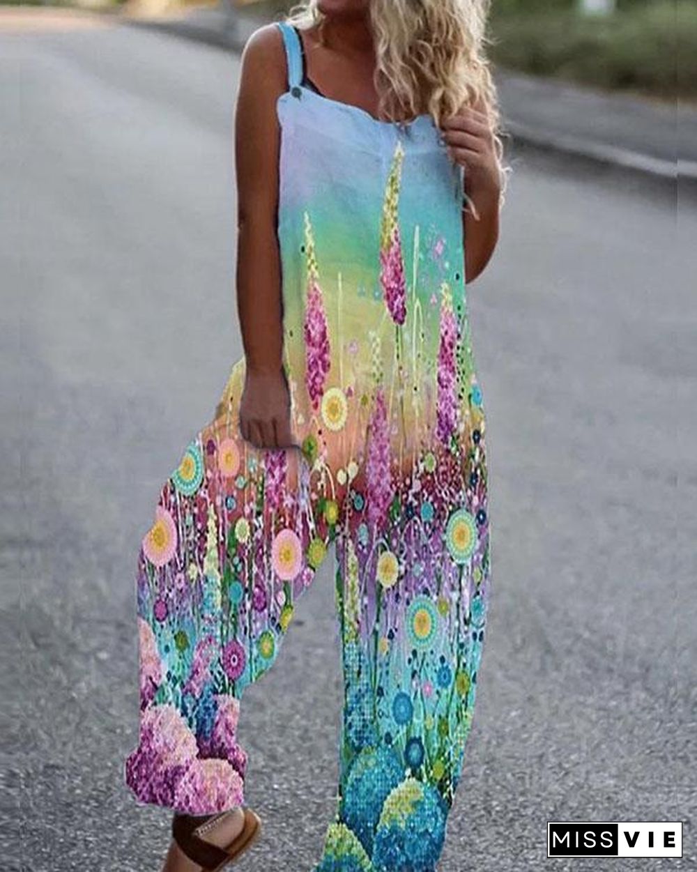 Women Print Women Jumpsuit Outfit