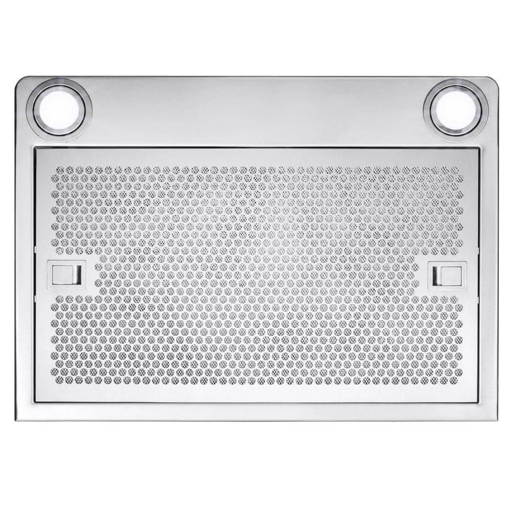 AKDY 30 in 343 CFM Convertible Kitchen Wall Mount Range Hood in Stainless Steel with Tempered Glass and Touch Controls