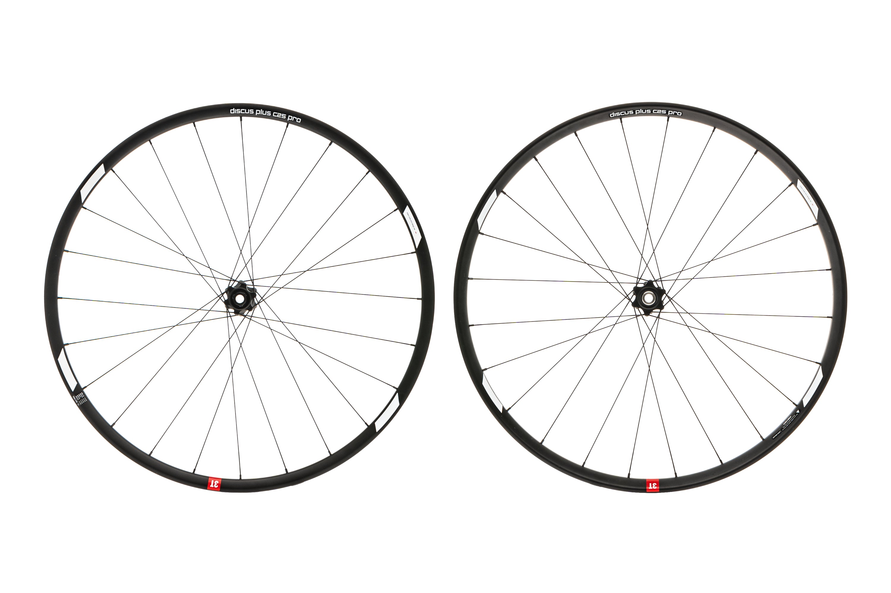 3T Discus Plus C25 Pro Disc Aluminum Tubeless 650b Wheelset