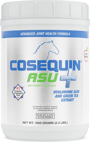 Nutramax Cosequin ASU Plus Hyaluronic Acid and Green Tea Extract Joint Health Powder Horse Supplement