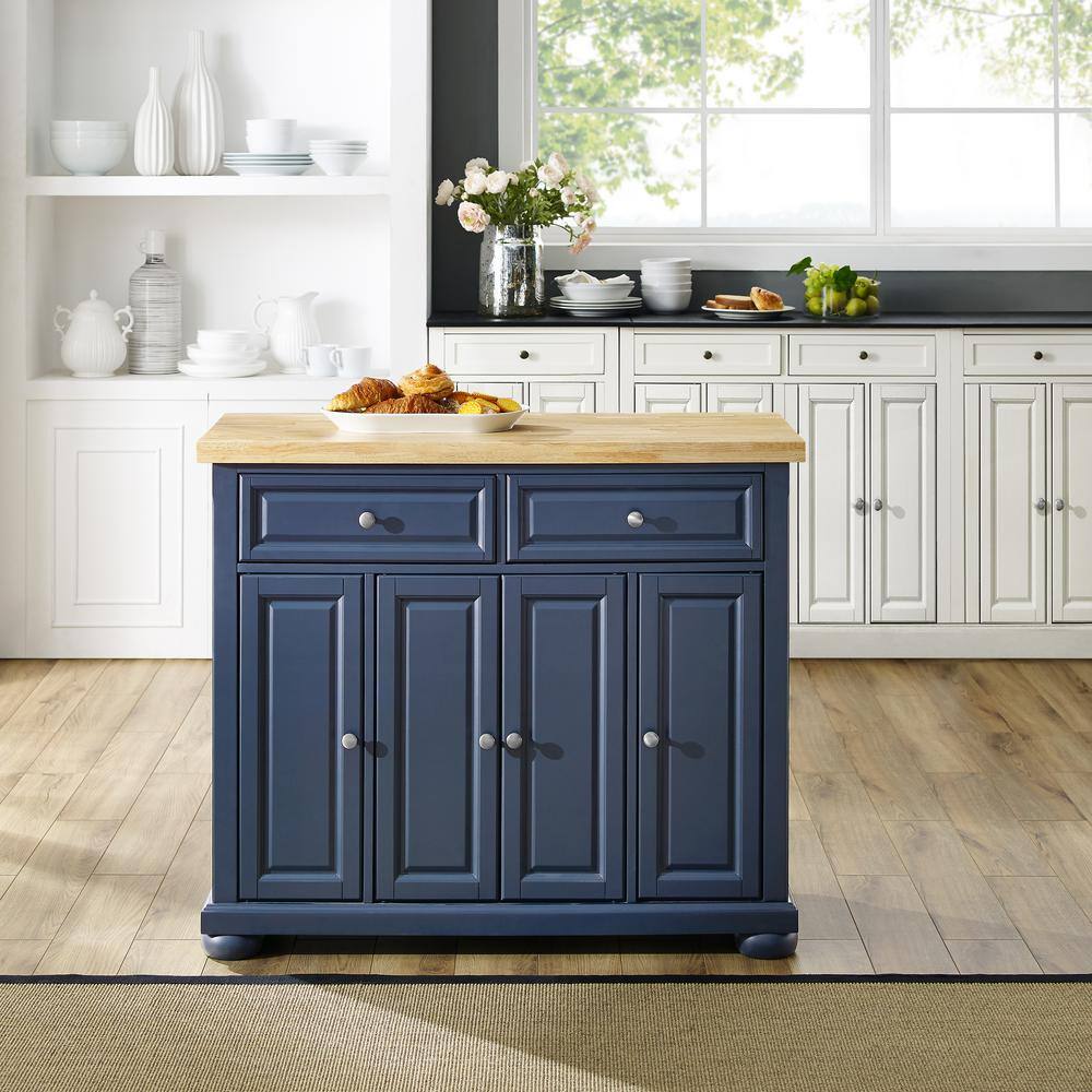 Crosley Madison Navy Kitchen Island KF30031ANV