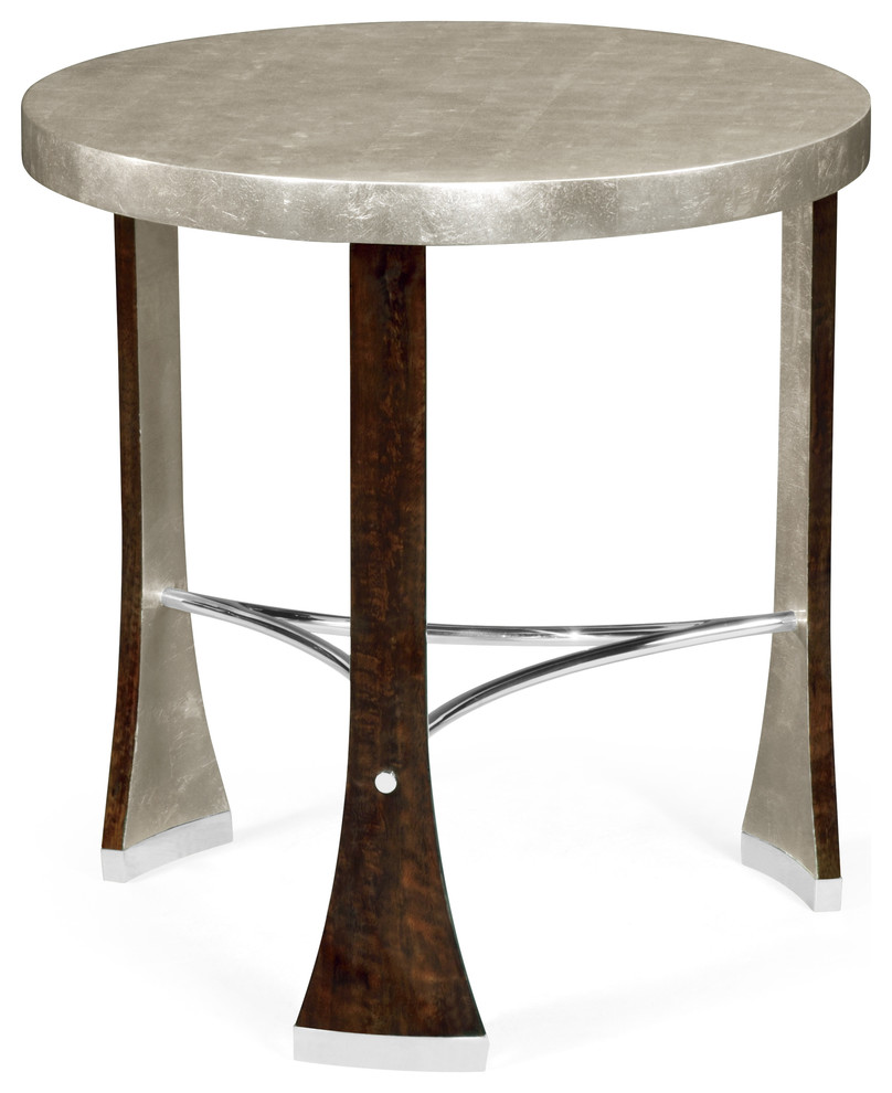 Black Eucalyptus Round Side Table   Transitional   Side Tables And End Tables   by HedgeApple  Houzz