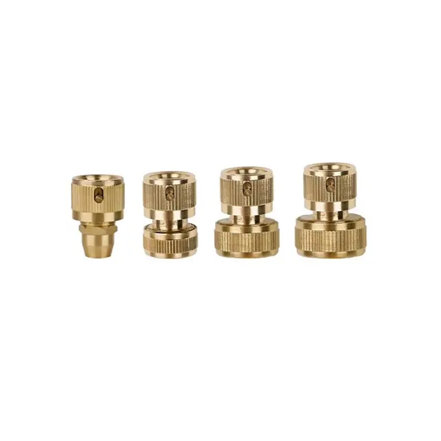 China Factory Supply  3/4 inch quick connector brass garden water hose Copper Quick Connector