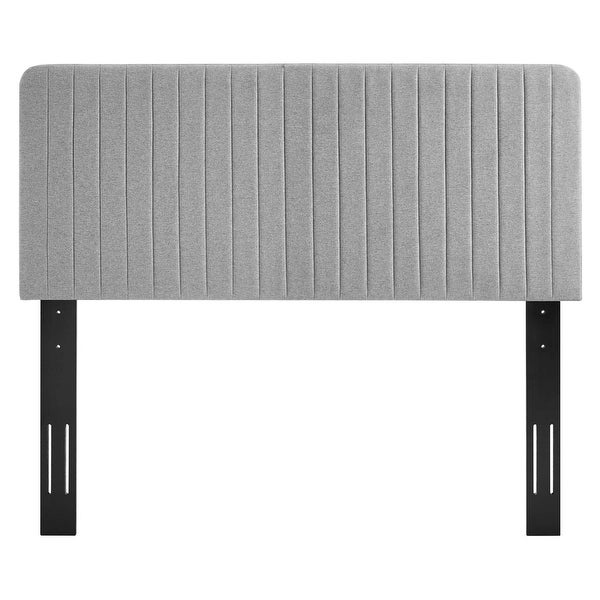 Milenna Channel Tufted Upholstered Fabric Twin Headboard - - 33939524