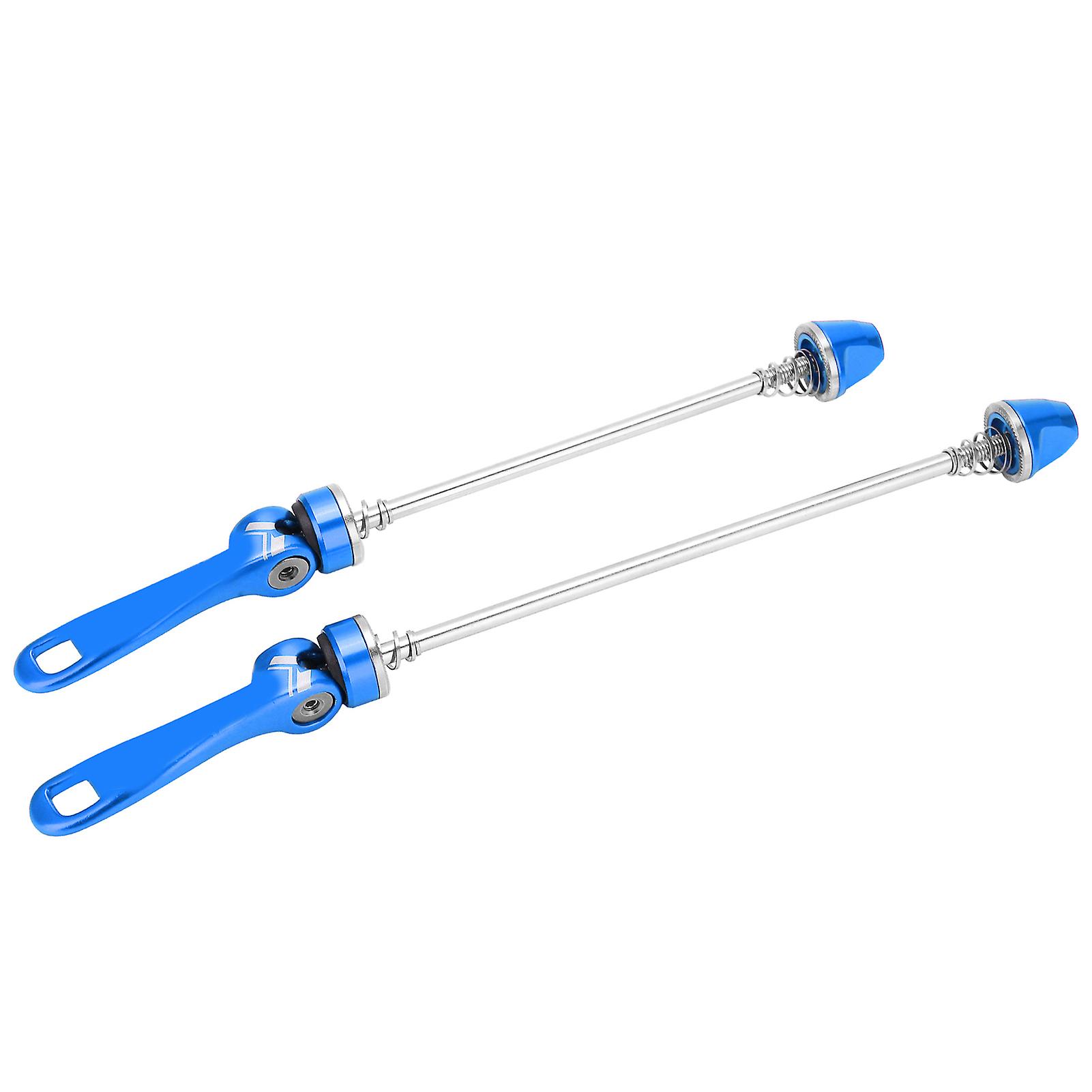 Bolany Bicycle Hub Quick Release Skewer Lever Aluminum Alloy 100mm Rear 135m M Rear Partsblue