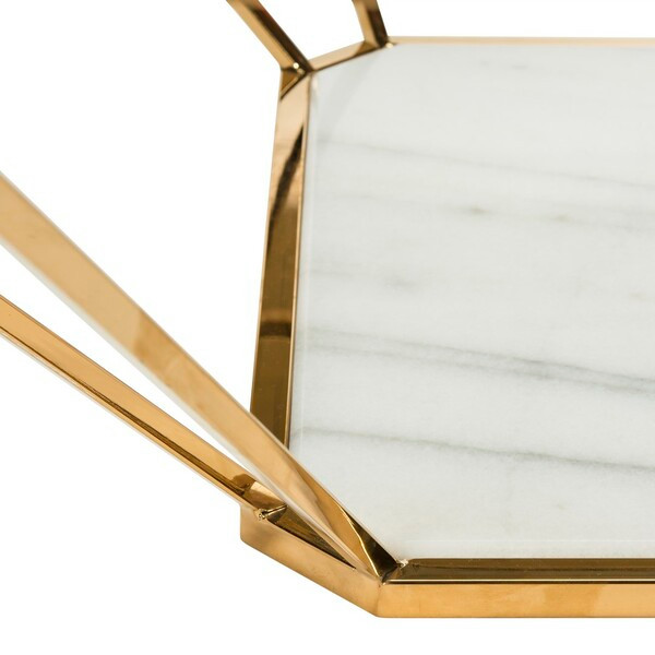 Abena Geometric Coffee Table Gold Safavieh   Contemporary   Coffee Tables   by Safavieh  Houzz