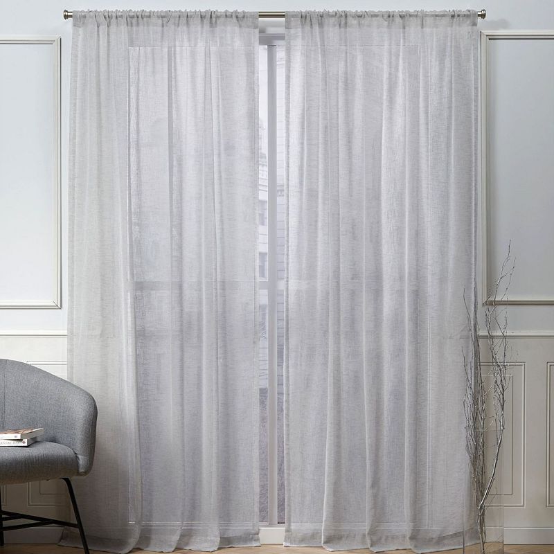 Nicole Miller NY 2-pack New York Belfry Sheer Window Curtains