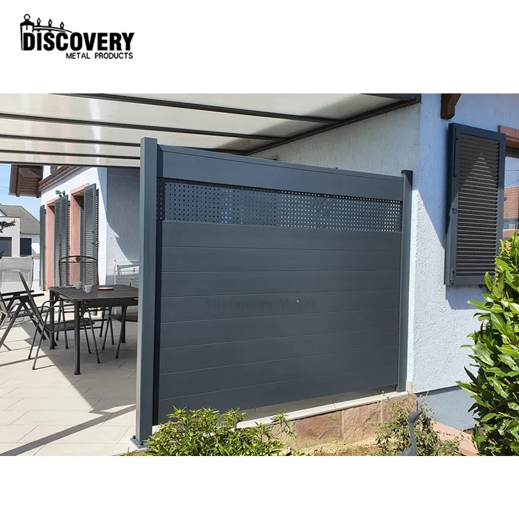 factory supply aluminum fence panels/ hot sell aluminum privacy fence