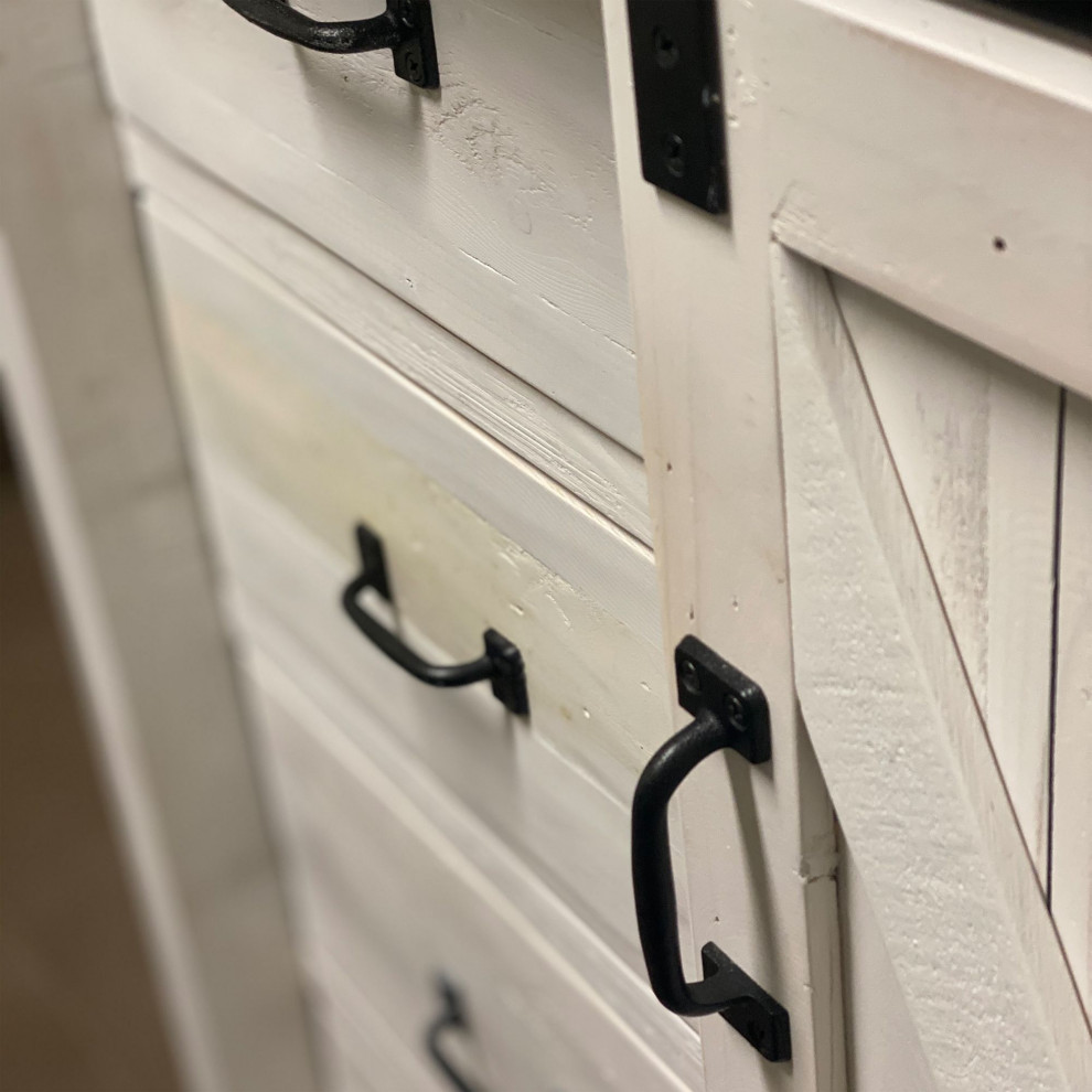 Provence 4 Drawer Chest With 1 Door   Farmhouse   Accent Chests And Cabinets   by HedgeApple  Houzz