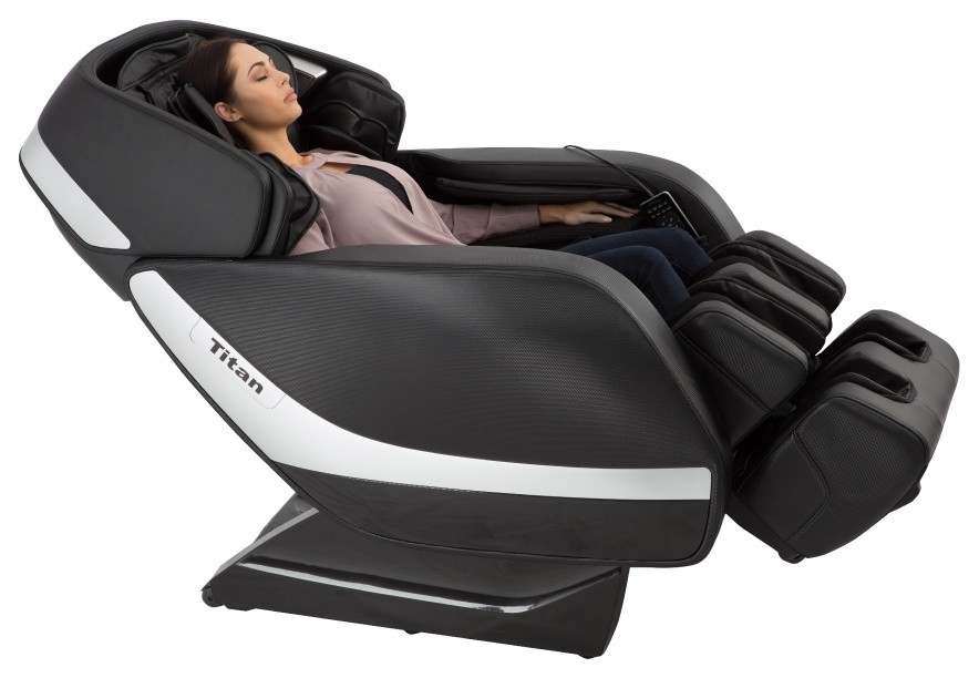 Titan Pro Jupiter XL L Track 3D Massage Chair with Space Saving  Zero Gravity   Contemporary   Massage Chairs   by easymassagechair  Houzz