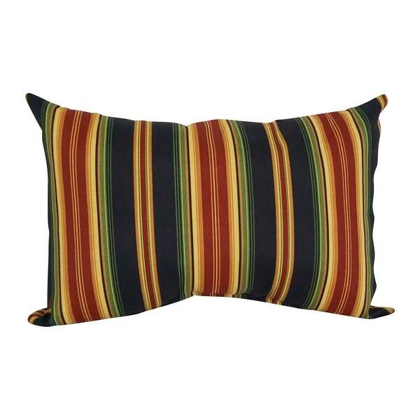 19-inch by 11-inch Outdoor Throw Pillows (Set of 2， Multiple Patterns) - 19 x 11