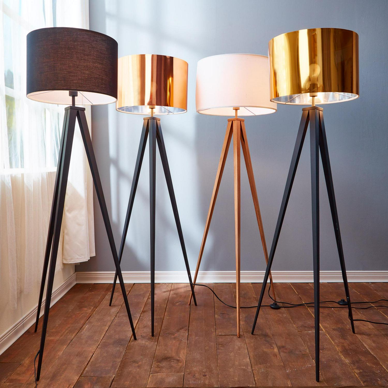 Versanora 60.23 Romanza Tripod Floor Lamp with Copper Shade